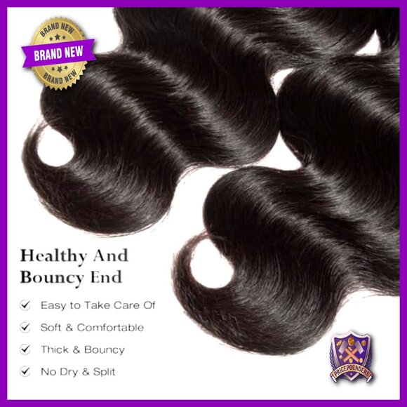 Human Hair Extensions Body Wave Straight 16 18 20 Inch Bundles